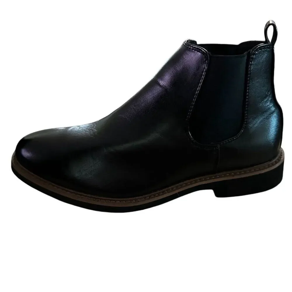 Deer‎ Stags Mens Sammy Black Chelsea Ankle Boots Size 6M - Picture 3 of 8